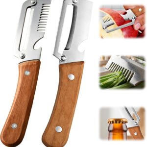 71qwAN1cNmL._AC_SL1500_ 2-Pcs Upgrade Vegetable Peeler and Julienne Peeler Set
