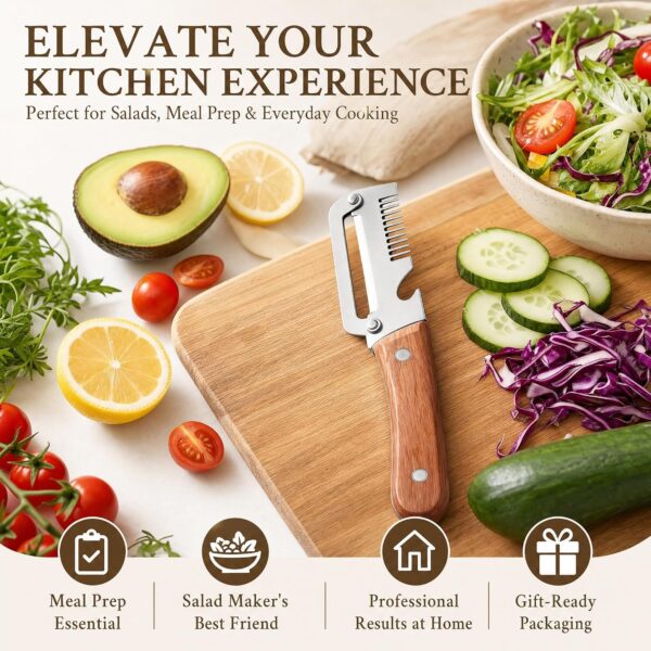 814X0mr8PTL._AC_SL1500_ 2-Pcs Upgrade Vegetable Peeler and Julienne Peeler Set