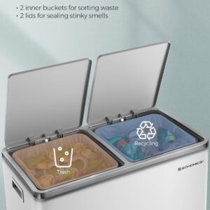 81RRwVuhUiL._AC_SL1500_.jpg Trash Can 2 x 8 Gallon (2 x 30 L) Garbage Can for Kitchen-Free Shipping